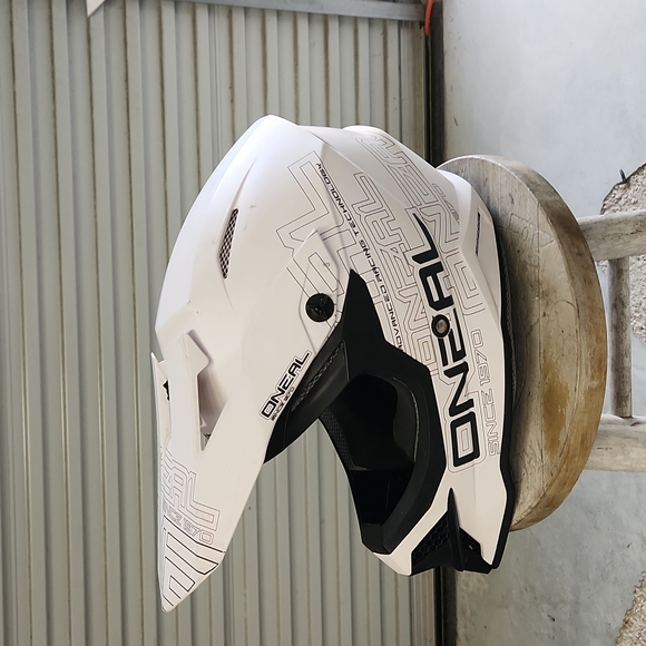 O'Neal 0627-013 3SRS Adult Helmet Flat (Flat White, Small) - Picture 1 of 4